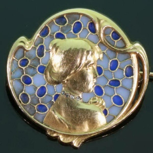 antique and estate brooches with blue.jpg